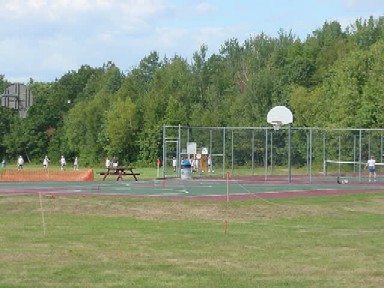 Airport basketball courts